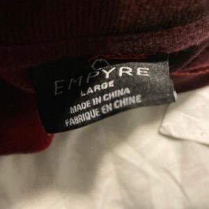 Empyre red/black tie dye